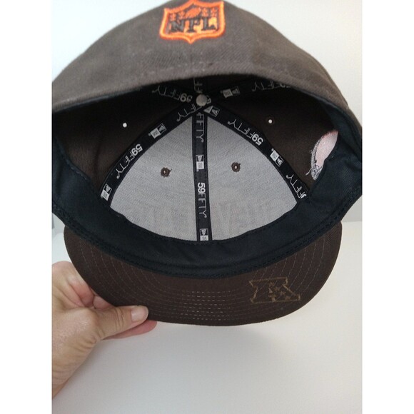 Cleveland Browns NFL 59Fifty New Era Fitted Ball Cap Size 7 1/8 - Picture 8 of 12